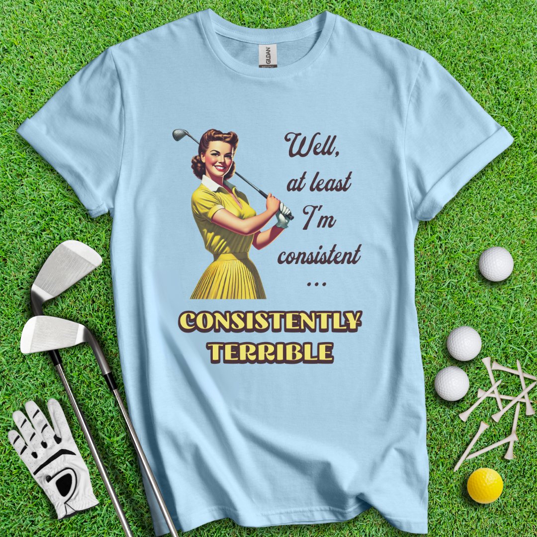 Consistently Terrible Golf T-Shirt - TeeHee Golf Gear