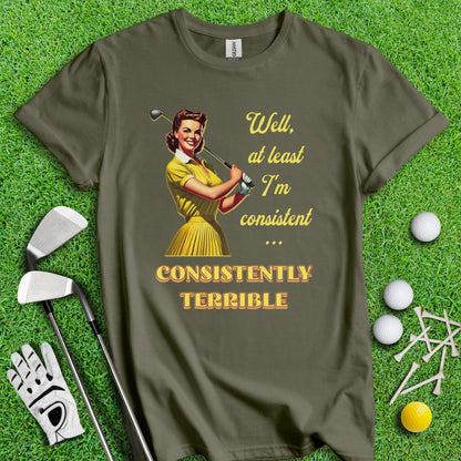 Consistently Terrible Golf T-Shirt - TeeHee Golf Gear