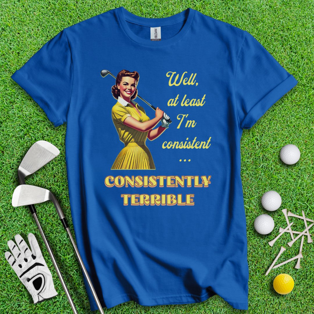 Consistently Terrible Golf T-Shirt - TeeHee Golf Gear