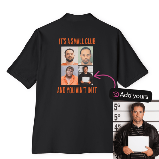 Custom Mugshot Polo Shirt - TeeHee Golf Gear