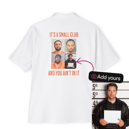 Custom Mugshot Polo Shirt - TeeHee Golf Gear