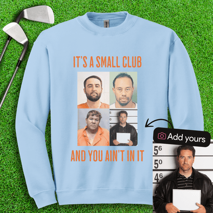 Custom Mugshot Small Club Crewneck - TeeHee Golf Gear
