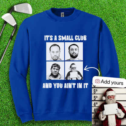 Custom Mugshot Small Club Crewneck - TeeHee Golf Gear