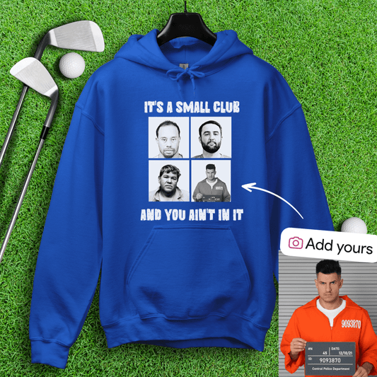 Custom Mugshot Small Club Hoodie - TeeHee Golf Gear