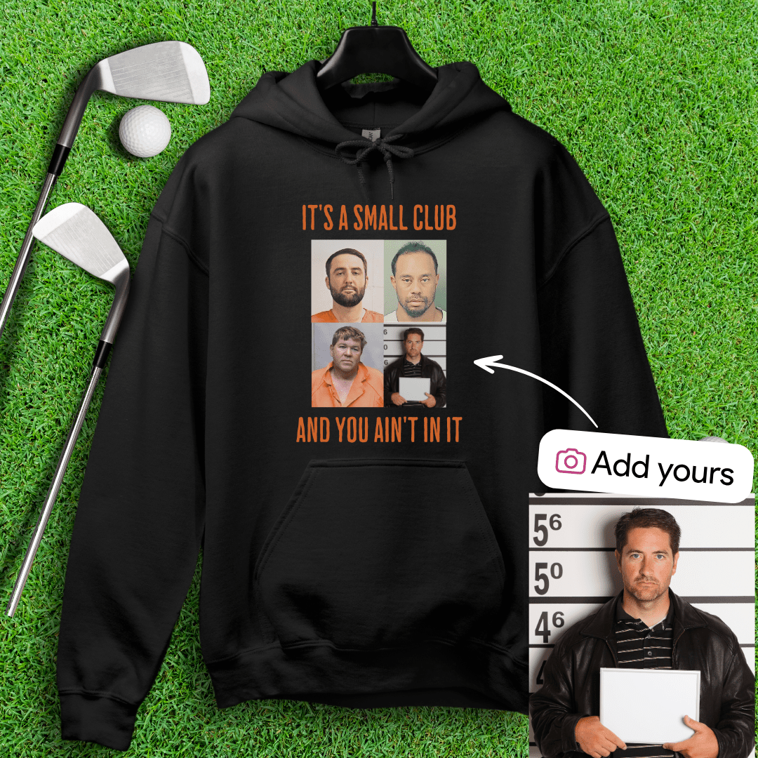 Custom Mugshot Small Club Hoodie - TeeHee Golf Gear