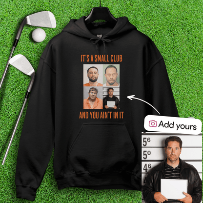Custom Mugshot Small Club Hoodie - TeeHee Golf Gear