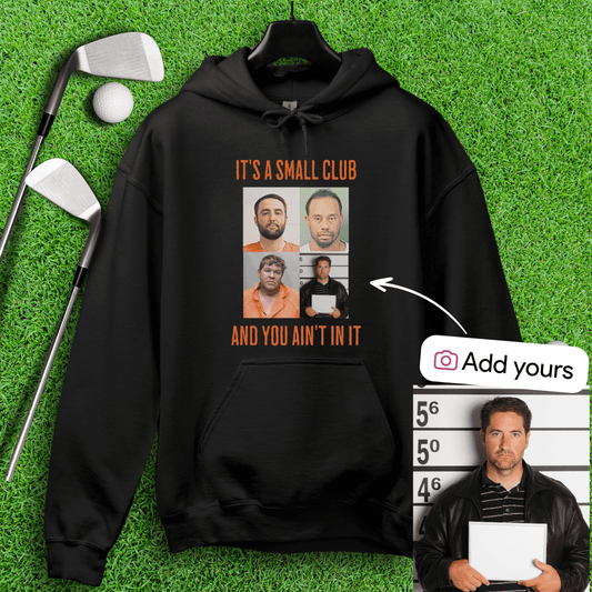 Custom Mugshot Small Club Hoodie - TeeHee Golf Gear