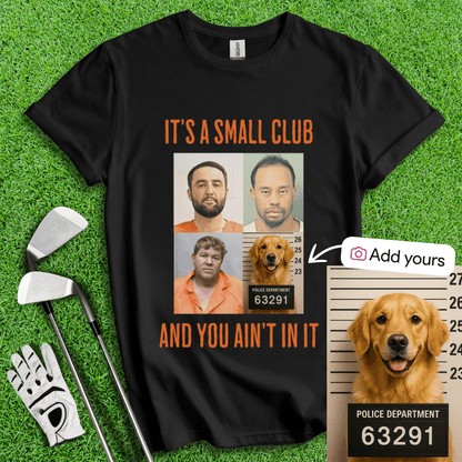 Custom Mugshot T-shirt - TeeHee Golf Gear