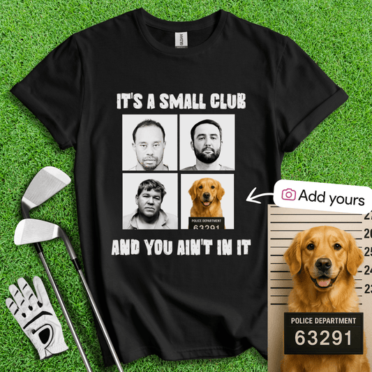 Custom Mugshot T-shirt - TeeHee Golf Gear