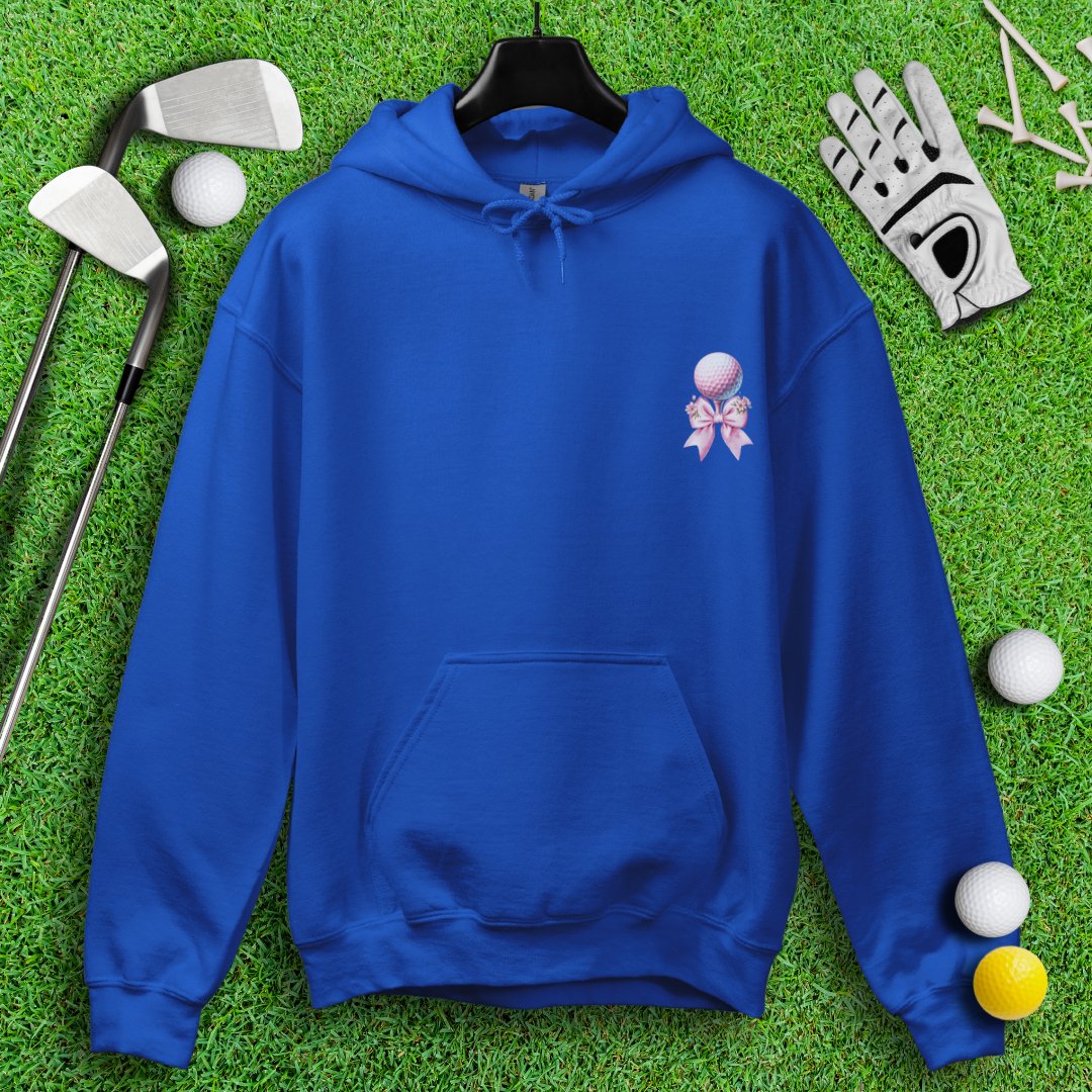 Cute Coquette Floral Golf Hoodie - TeeHee Golf Gear