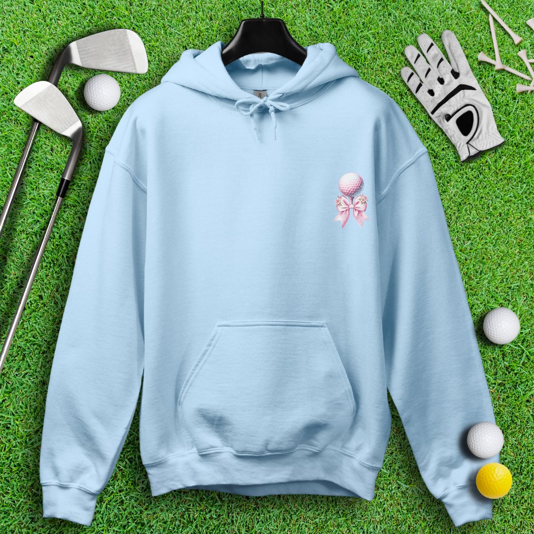 Cute Coquette Floral Golf Hoodie - TeeHee Golf Gear