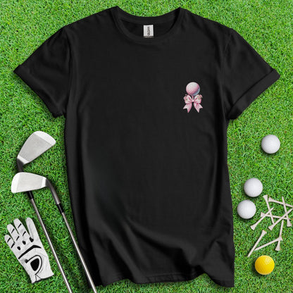 Cute Coquette Floral Golf T-Shirt - TeeHee Golf Gear
