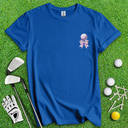 Cute Coquette Floral Golf T-Shirt - TeeHee Golf Gear