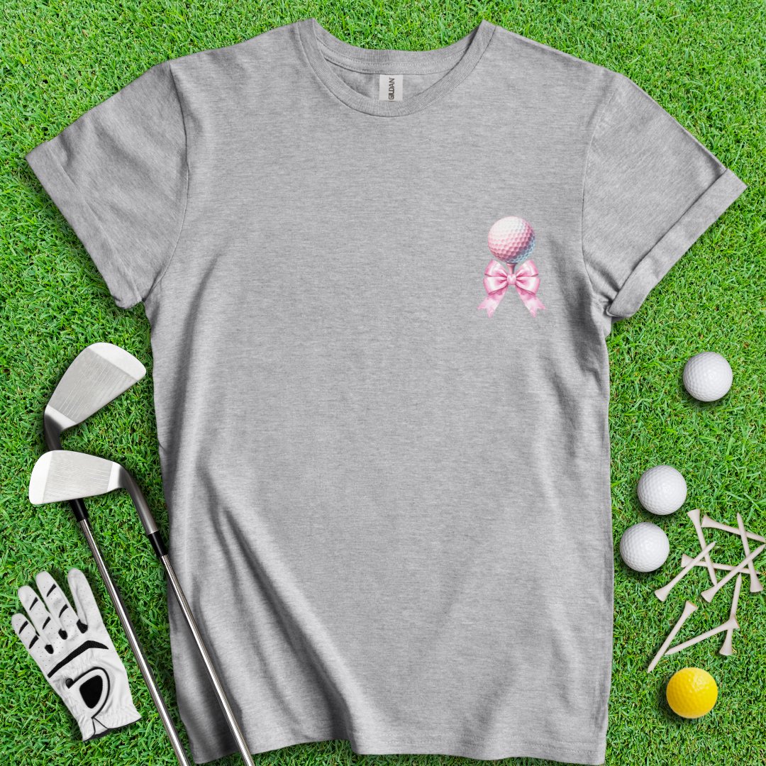 Cute Coquette Golf Ball T-Shirt - TeeHee Golf Gear