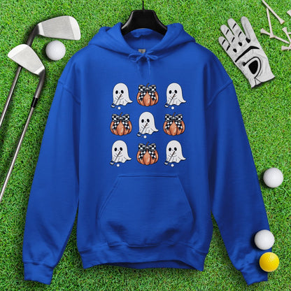 Cute Coquette Golfing Ghost Hoodie - TeeHee Golf Gear