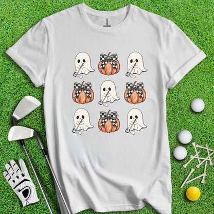 Cute Coquette Golfing Ghost T-Shirt - TeeHee Golf Gear