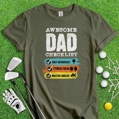 Dad - Golf, Fitness, Fishing T - Shirt - TeeHee Golf Gear