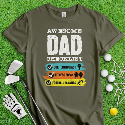 Dad - Golf, Fitness, Football T - Shirt - TeeHee Golf Gear