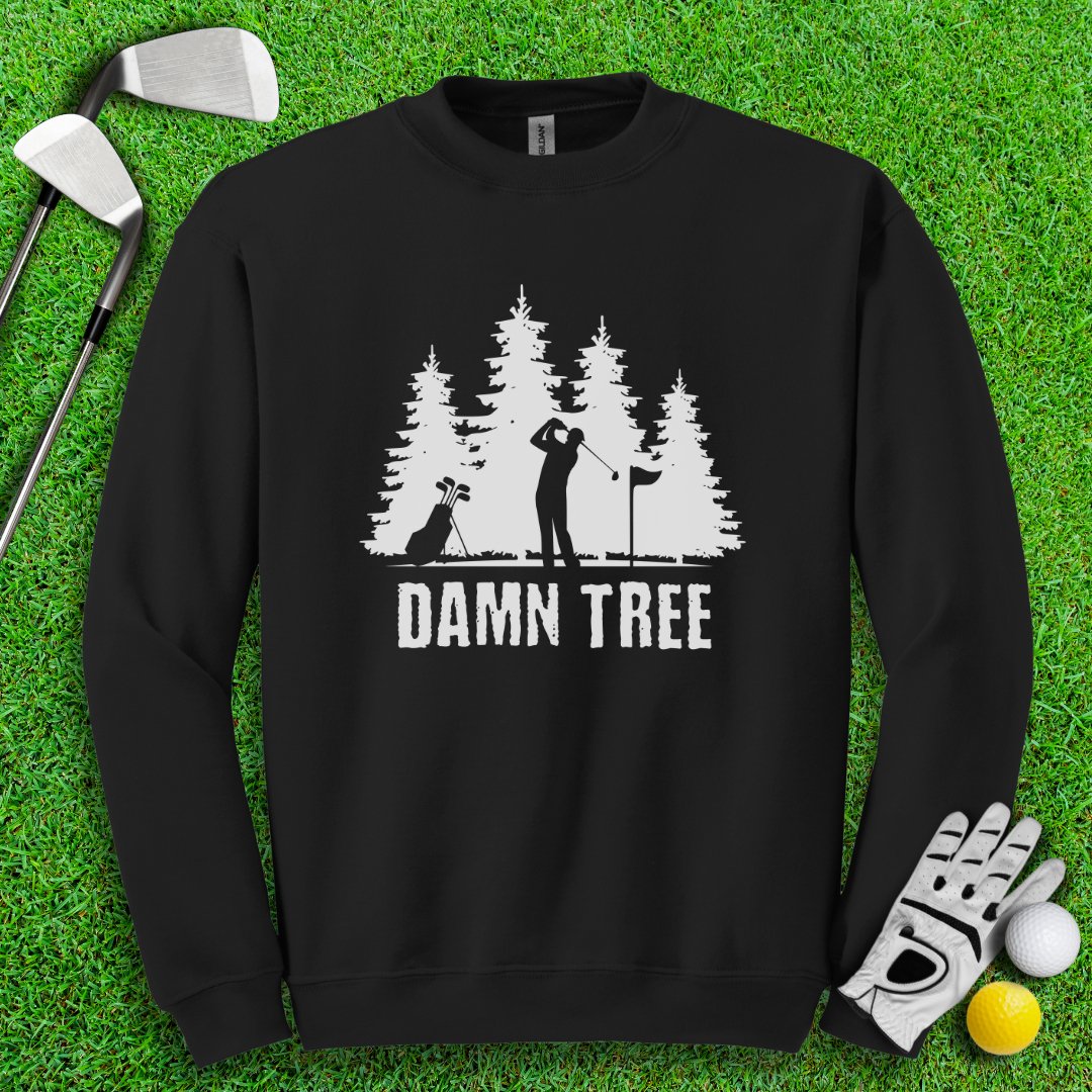 Damn Tree Crewneck - TeeHee Golf Gear