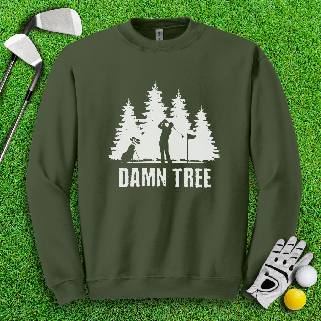 Damn Tree Crewneck - TeeHee Golf Gear