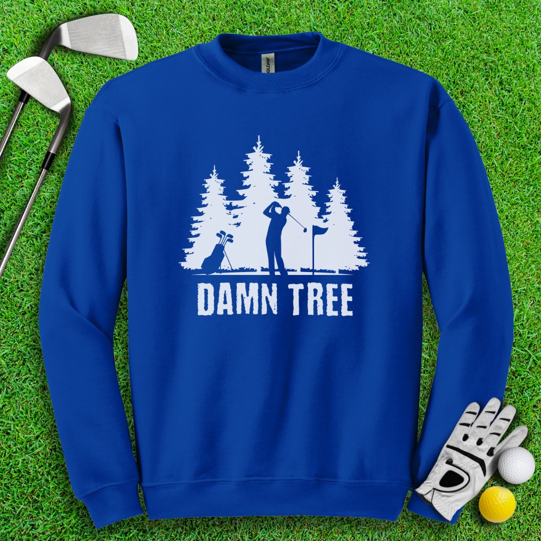 Damn Tree Crewneck - TeeHee Golf Gear