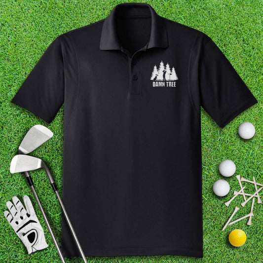 Damn Tree Polo Shirt - TeeHee Golf Gear