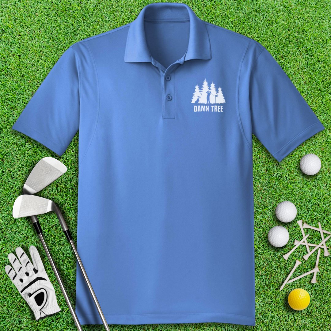Damn Tree Polo Shirt - TeeHee Golf Gear