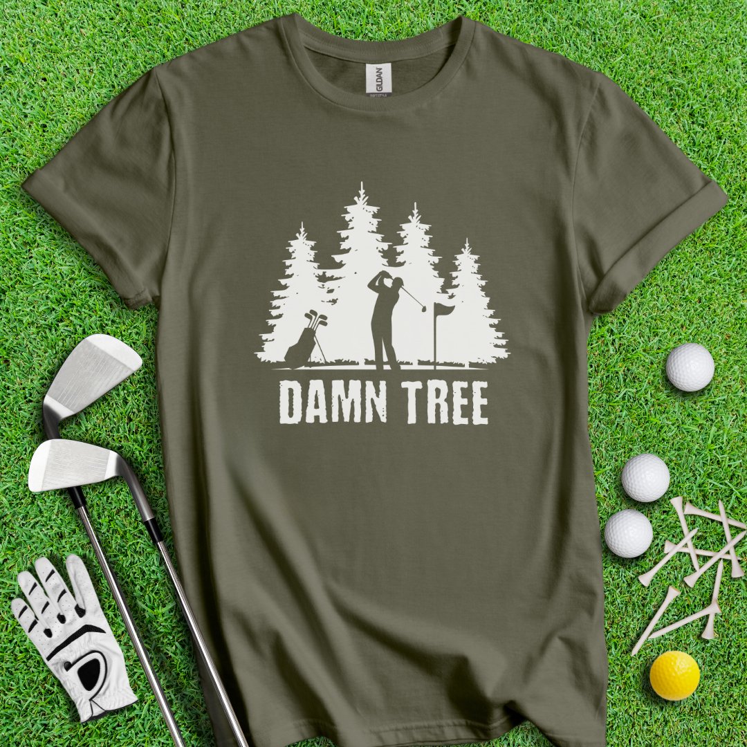 Damn Tree T-Shirt - TeeHee Golf Gear