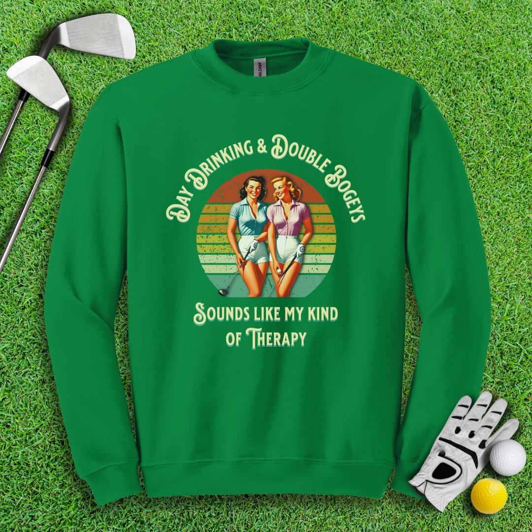 Day Drinking & Double Bogeys Crewneck - TeeHee Golf Gear