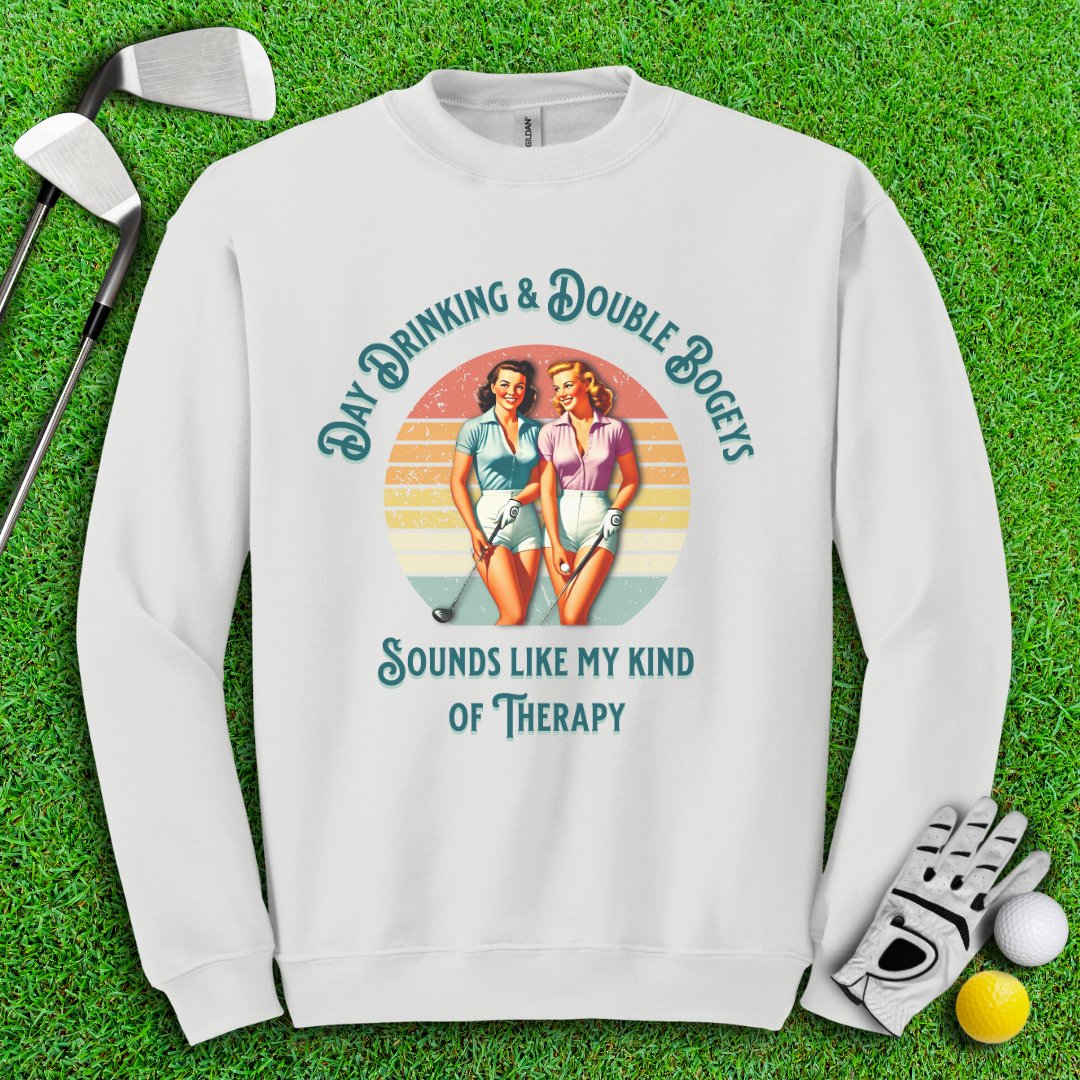 Day Drinking & Double Bogeys Crewneck - TeeHee Golf Gear