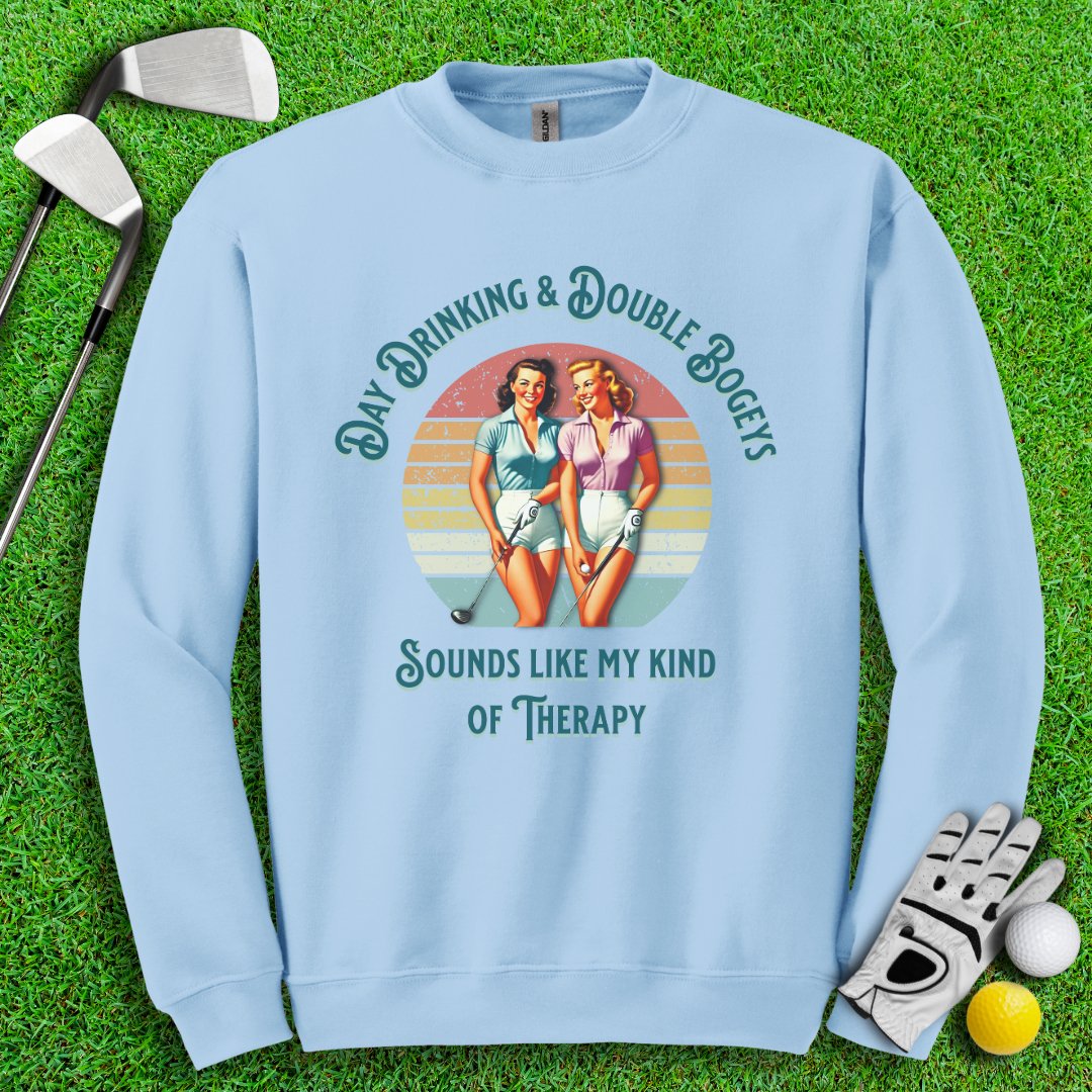 Day Drinking & Double Bogeys Crewneck - TeeHee Golf Gear