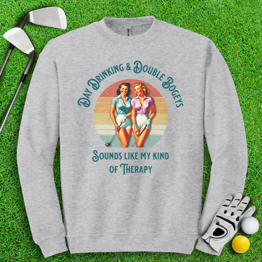 Day Drinking & Double Bogeys Crewneck - TeeHee Golf Gear