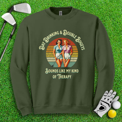 Day Drinking & Double Bogeys Crewneck - TeeHee Golf Gear