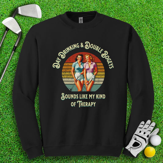 Day Drinking & Double Bogeys Crewneck - TeeHee Golf Gear