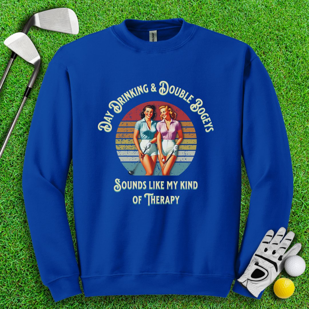 Day Drinking & Double Bogeys Crewneck - TeeHee Golf Gear