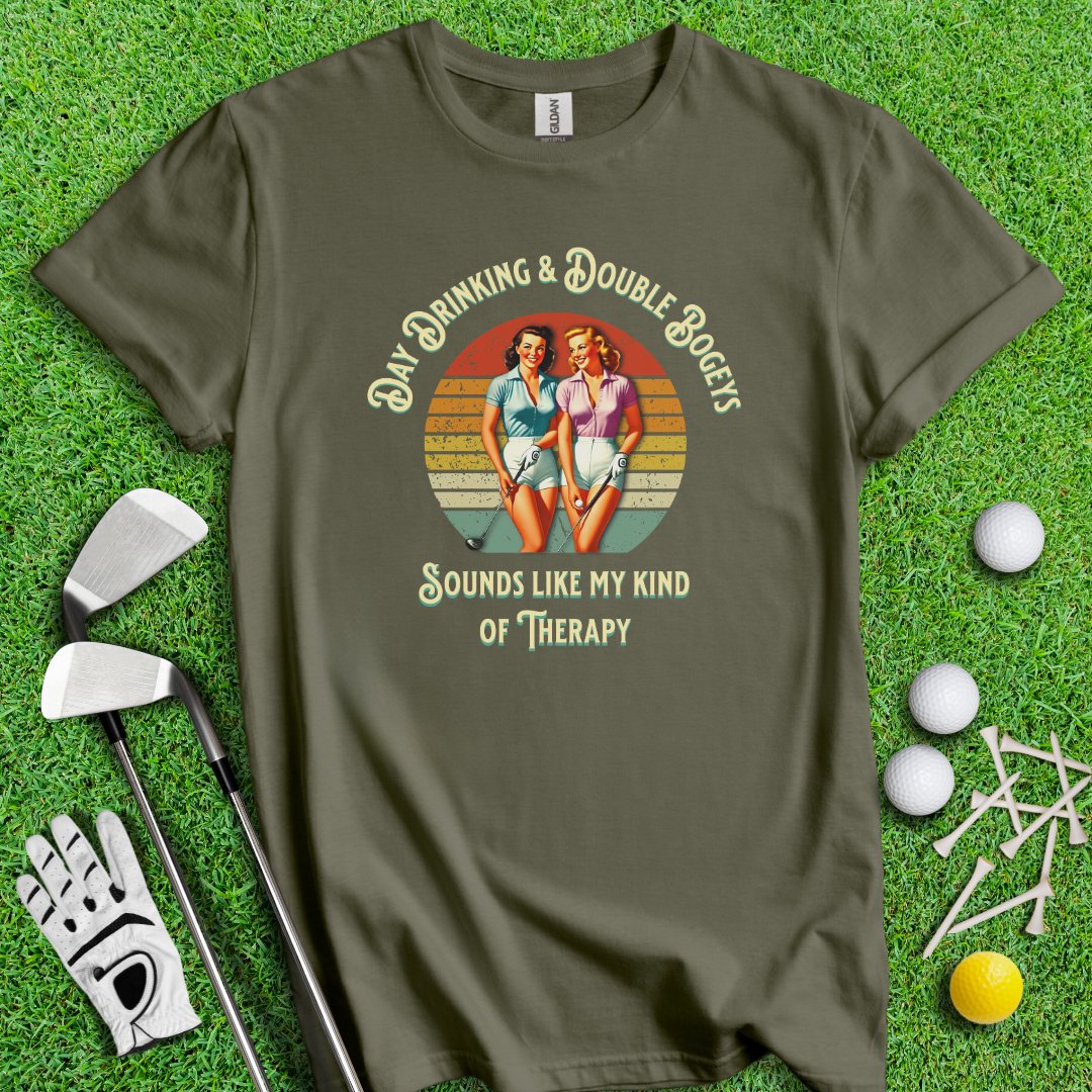 Day Drinking & Double Bogeys T-Shirt - TeeHee Golf Gear