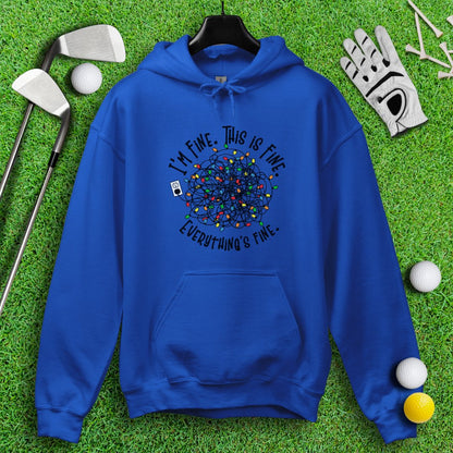 Everything Is Fine Hoodie - TeeHee Golf Gear