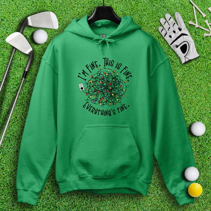 Everything Is Fine Hoodie - TeeHee Golf Gear