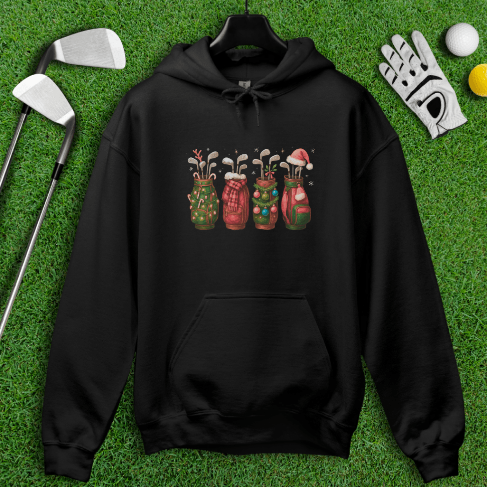 Festive Golf Bag Hoodie - TeeHee Golf Gear