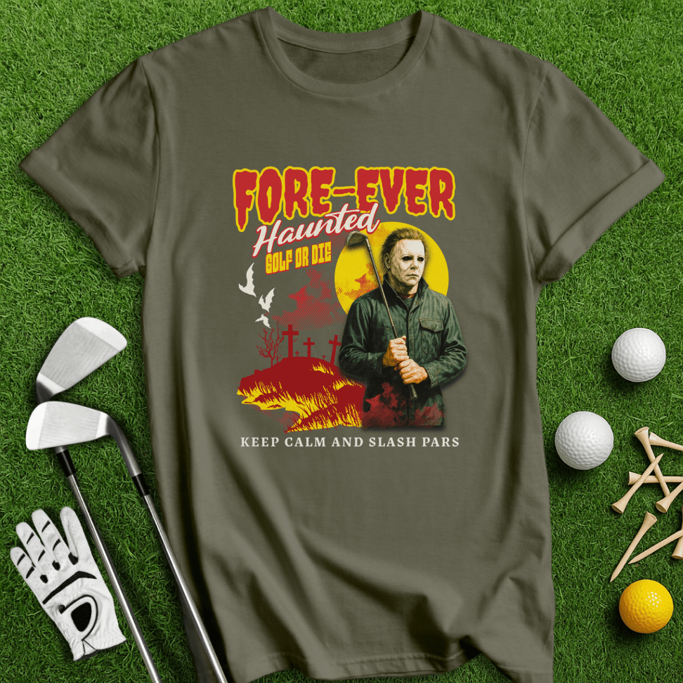 Fore - Ever Haunted T-shirt - TeeHee Golf Gear