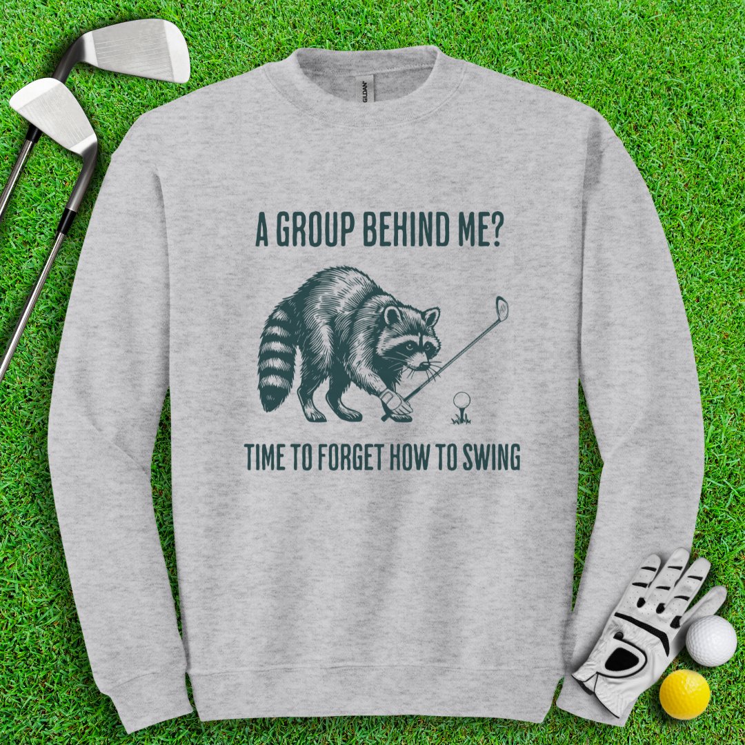 Forget How to Swing Raccoon Crewneck - TeeHee Golf Gear