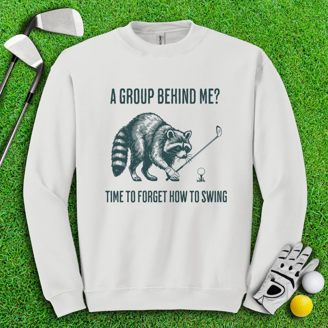 Forget How to Swing Raccoon Crewneck - TeeHee Golf Gear