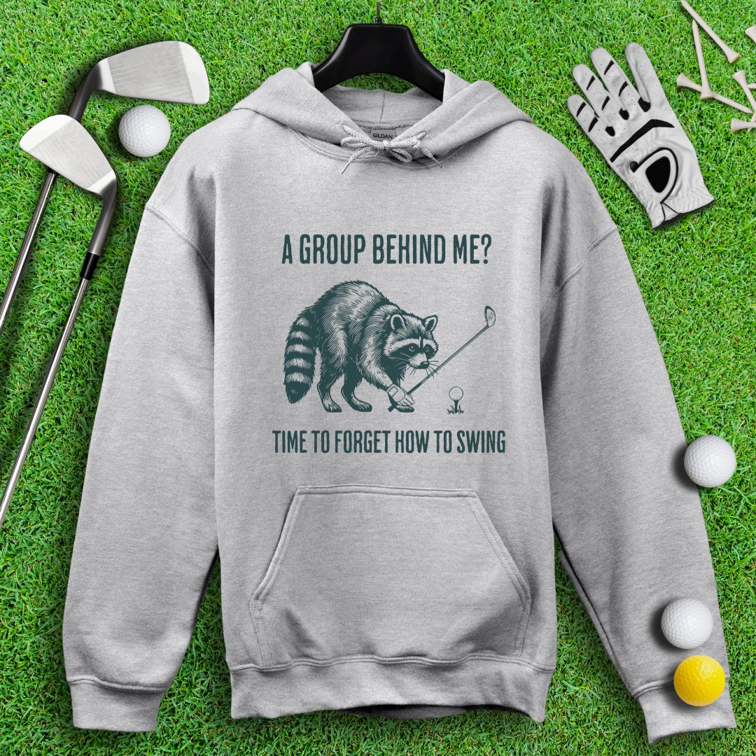 Forget How to Swing Raccoon Hoodie - TeeHee Golf Gear