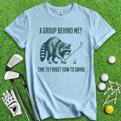 Forget How to Swing Raccoon T-shirt - TeeHee Golf Gear