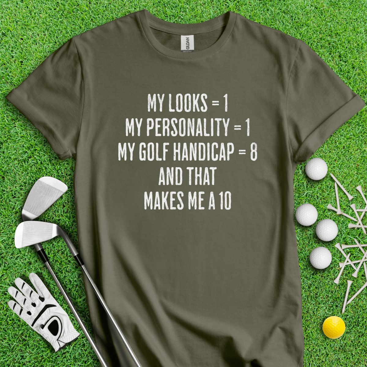 Funny Dark Humor Golf T - Shirt - TeeHee Golf Gear