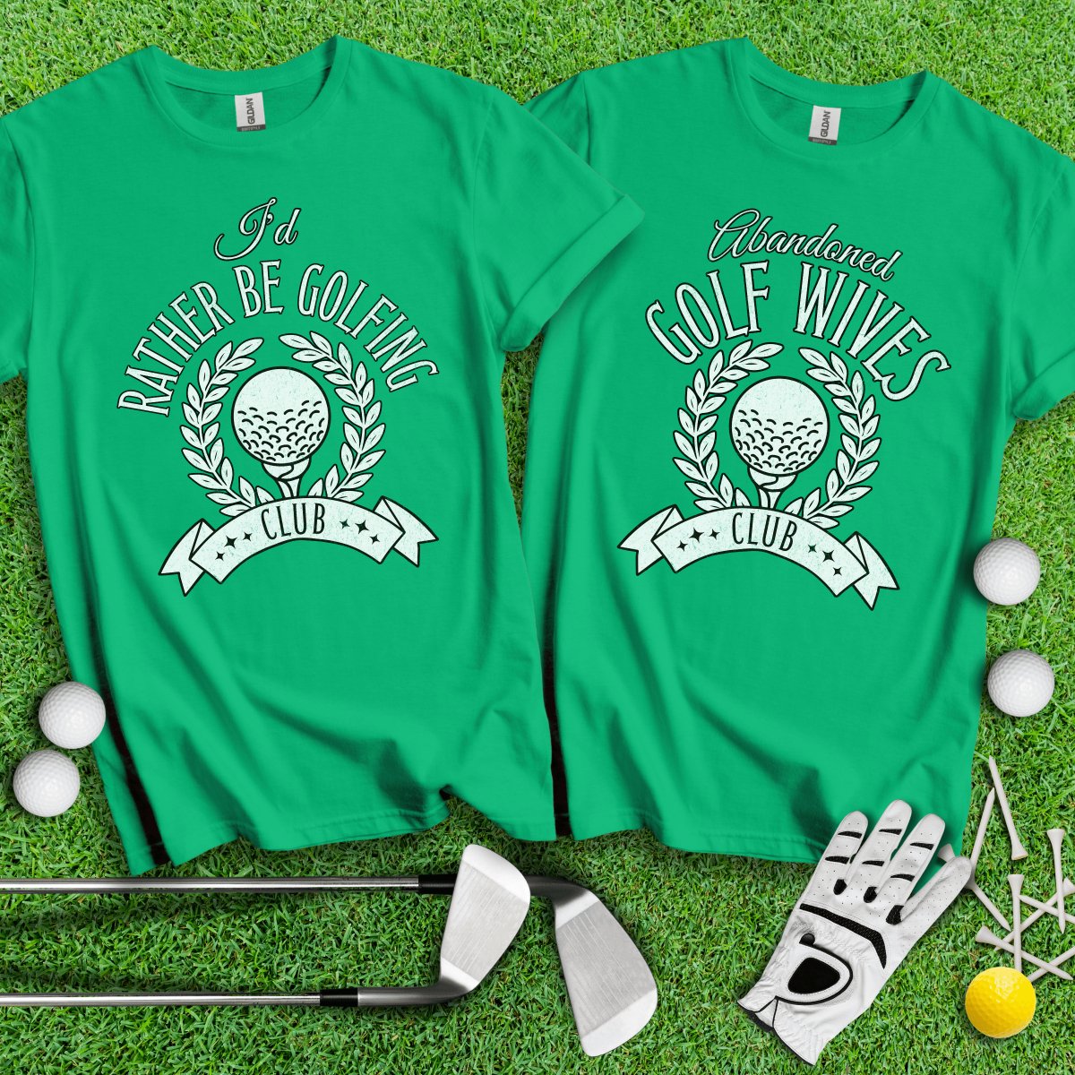 Funny Golf Couple T - Shirt - TeeHee Golf Gear