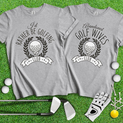 Funny Golf Couple T - Shirt - TeeHee Golf Gear