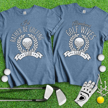 Funny Golf Couple T - Shirt - TeeHee Golf Gear