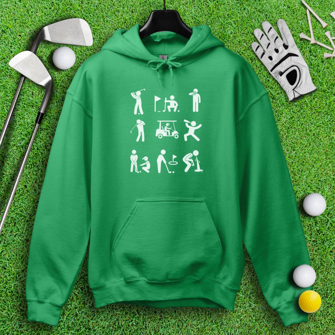 Funny Golf Icon Hoodie - TeeHee Golf Gear