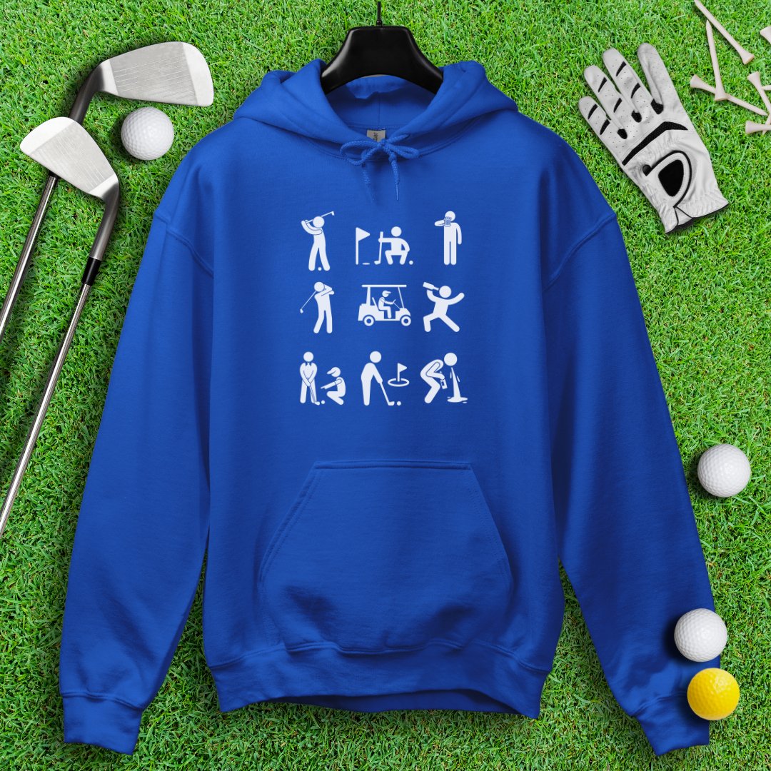 Funny Golf Icon Hoodie - TeeHee Golf Gear